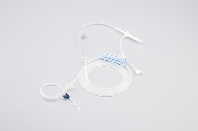 Infusion set for single use (DEHP free)